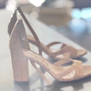 Sam Edelman Omar Sandal with Block Heels - Size 8